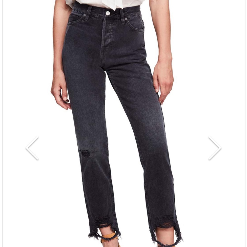 FREE PEOPLE BLACK JEAN